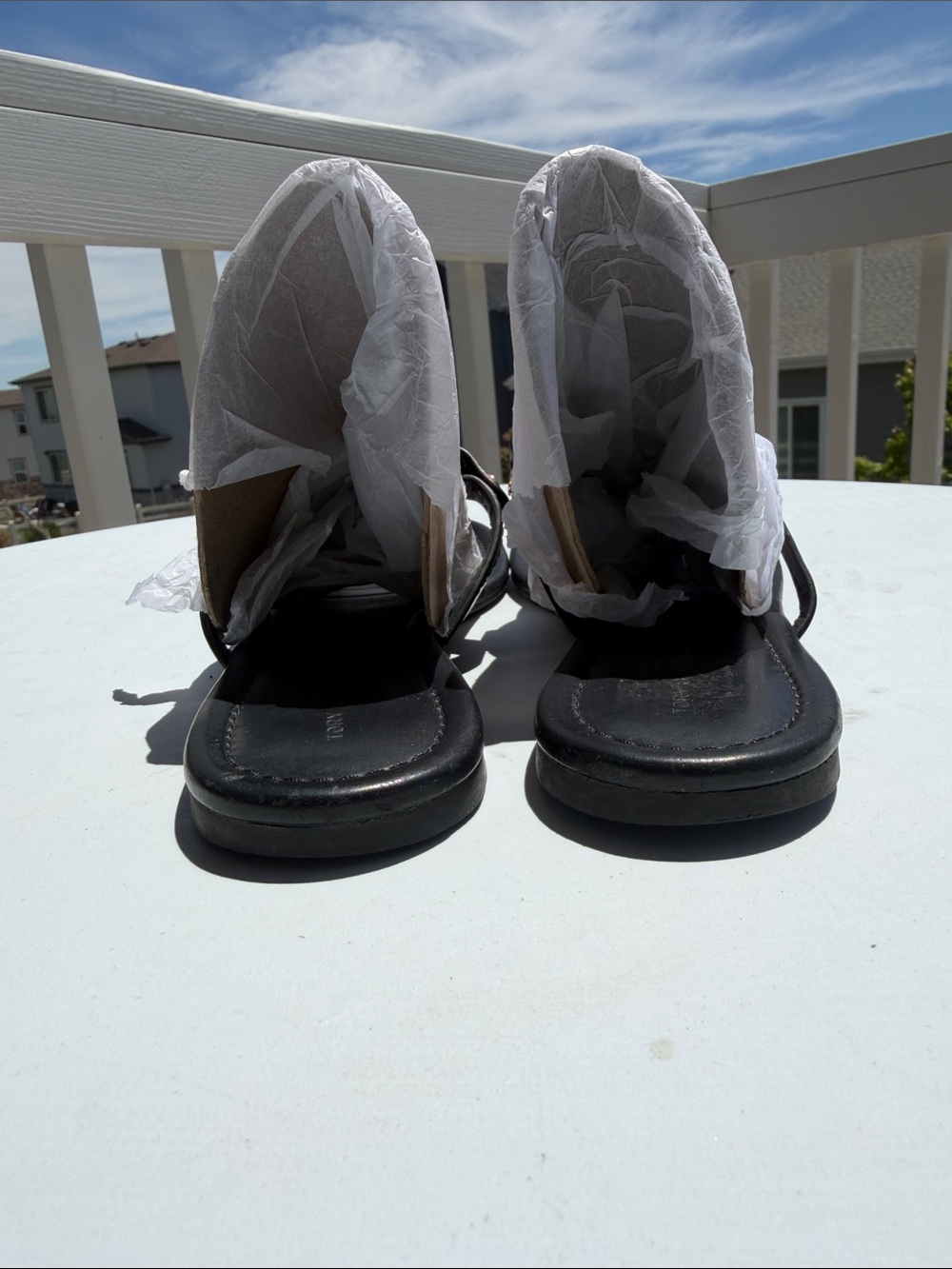 Tory Burch Miller Sandals In Black-Sz 8.5 - Picture 4 of 14